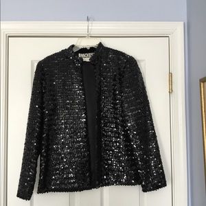 Sequined cocktail jacket